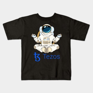 Tezos  Crypto Cryptocurrency XTZ  coin token Kids T-Shirt